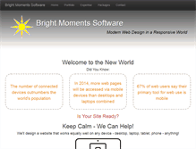 Tablet Screenshot of bright-moments.com